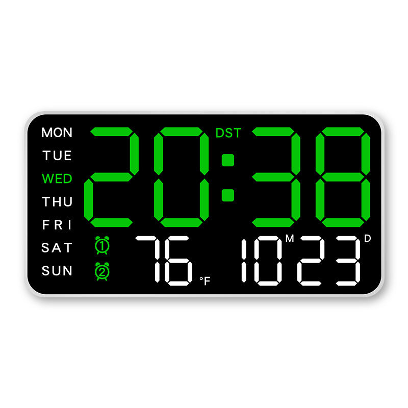 📢📢49% OFF !! ⏰Multifunctional decorative LED digital wall clock，The limitless digital clock for the modern UK home