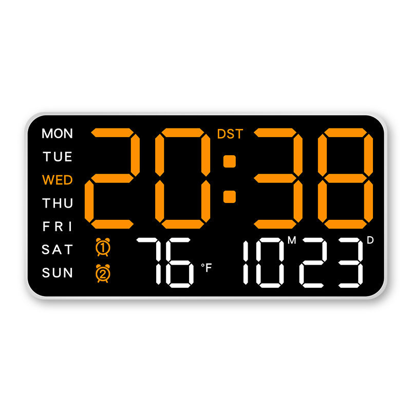 📢📢49% OFF !! ⏰Multifunctional decorative LED digital wall clock，The limitless digital clock for the modern UK home