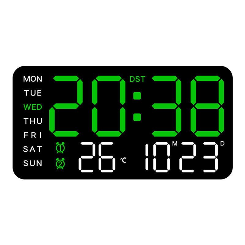 📢📢49% OFF !! ⏰Multifunctional decorative LED digital wall clock，The limitless digital clock for the modern UK home