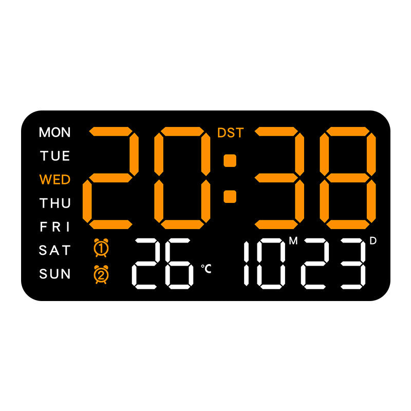 📢📢49% OFF !! ⏰Multifunctional decorative LED digital wall clock，The limitless digital clock for the modern UK home