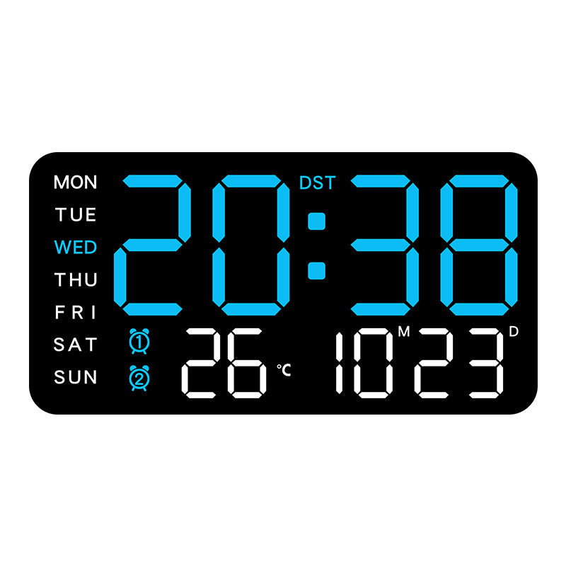 📢📢49% OFF !! ⏰Multifunctional decorative LED digital wall clock，The limitless digital clock for the modern UK home