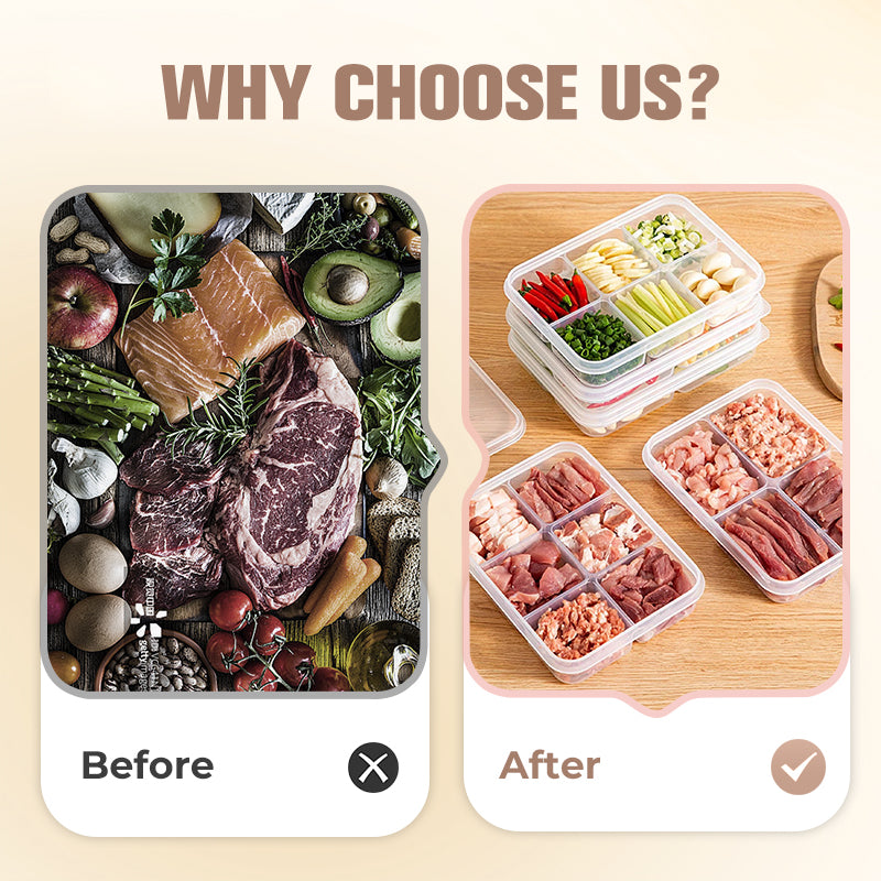 💥Reusable food container with compartments