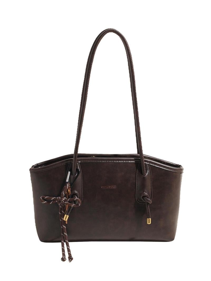 👝Women's Elegant Solid Color Large Capacity Shoulder Bag | Trendy Versatile Tote for Daily Commute & Casual Use