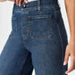✨2025 Hot Sale⌛🔥Inventory Clearance! Tummy - Control Cropped Wide - Leg Jeans 🌟