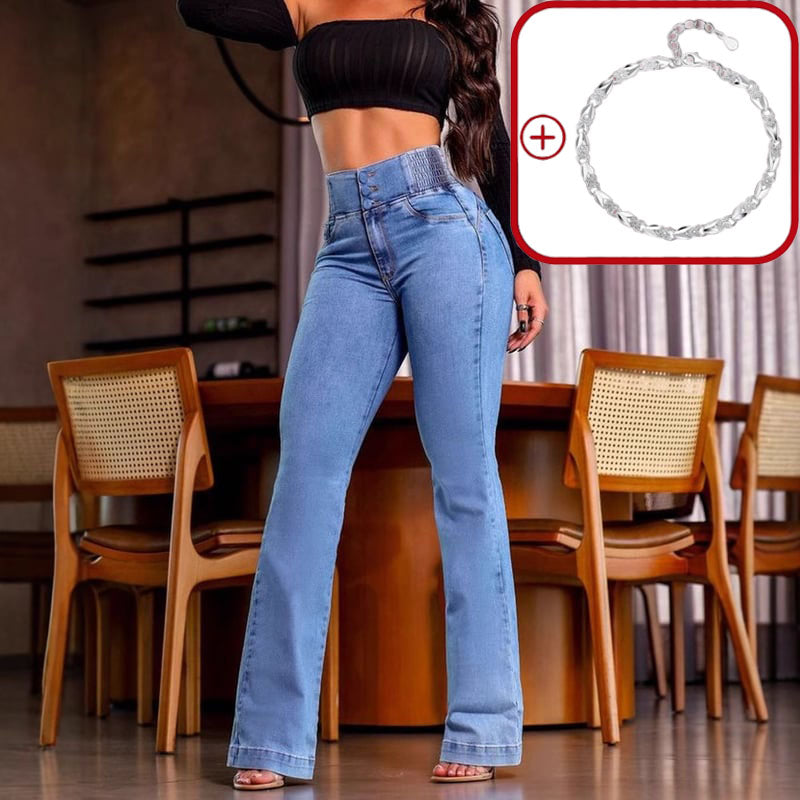 🥳2026 HOT SALE🥳💞50K+ SOLD!👖 50% OFF! Stretch High-Waist Flare Jeans