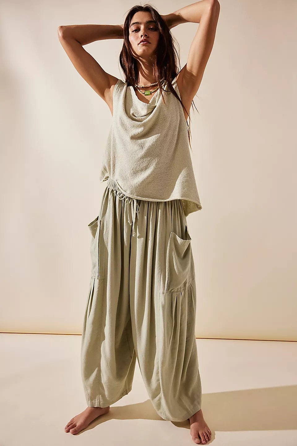 🔥LAST DAY SALE 49% OFF👖Women's Linen Casual Wide Leg Pants