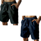 （S-3XL）🌿Men's Elastic Drawstring Solid Cotton Linen Shorts