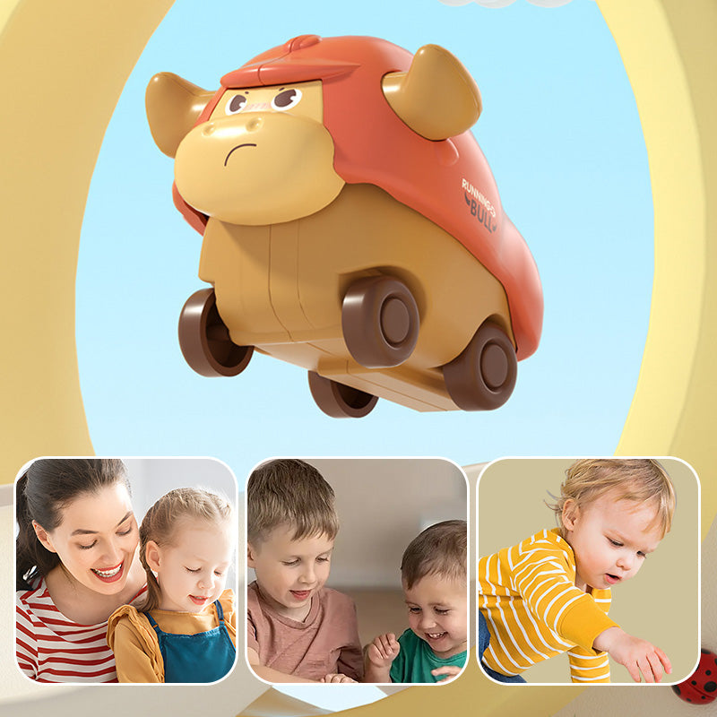 😍BUY 2 GET 1 FREE😍Push Go Bull Car Toys for Toddlers