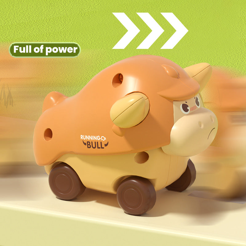 😍BUY 2 GET 1 FREE😍Push Go Bull Car Toys for Toddlers