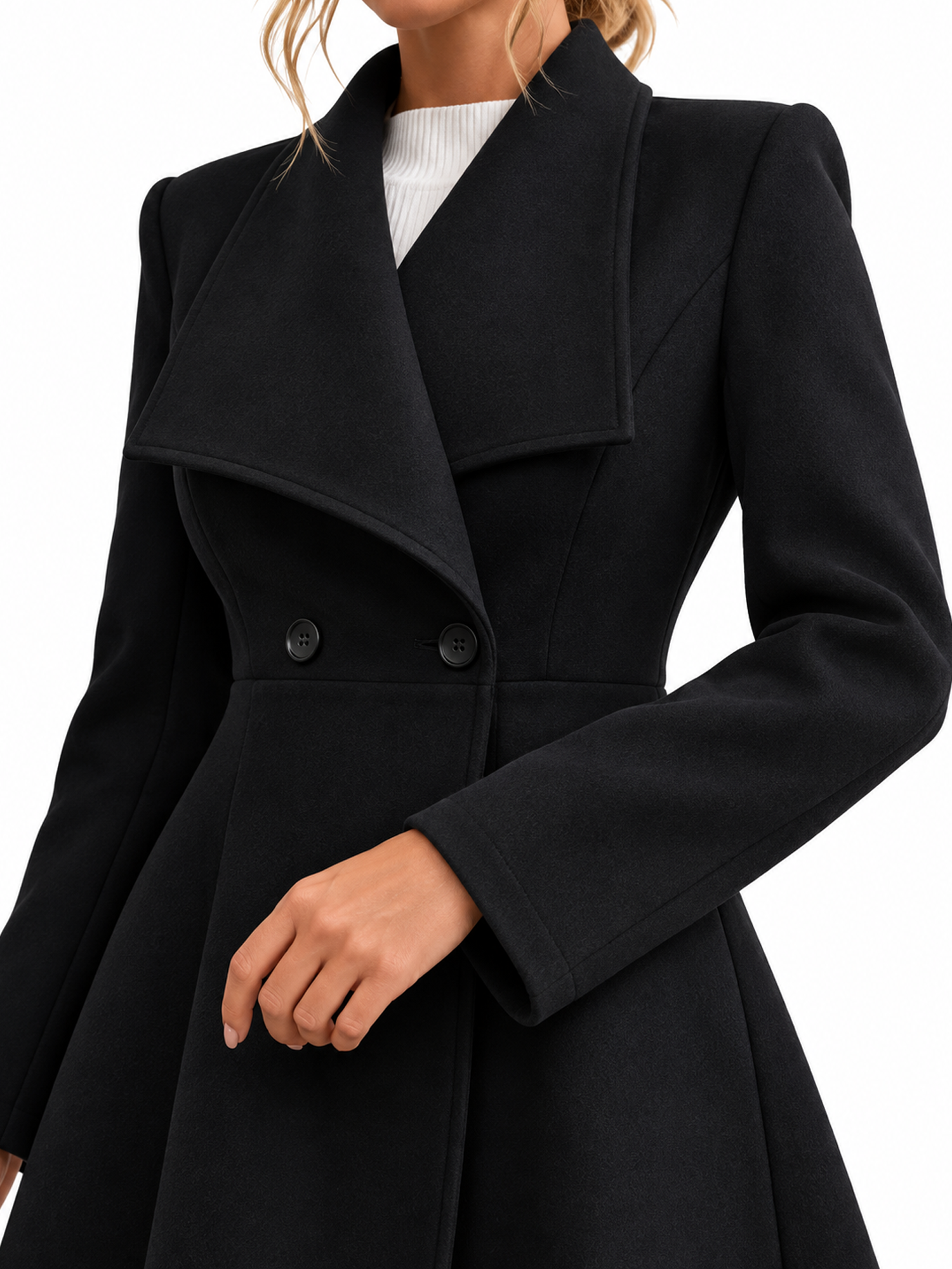 ⌛Limited-Time Offer-Women's Elegant Slim Fit Lapel Coat