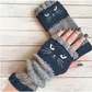 🎁Last Day Promotion 50% OFF🐱 Cute Women’s Knitted Cat Gloves — For Warm Hands & Free Fingers🧶