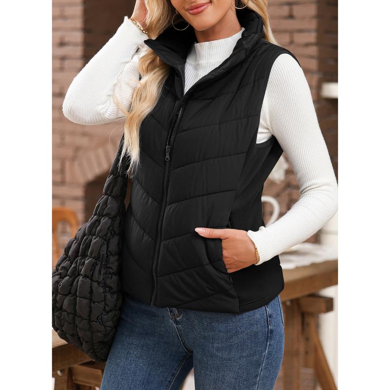 💖HOT SALE 49% OFF✨️Womens Sleeveless Zip Up Puffer Vest💗-Cozy Without Bulk