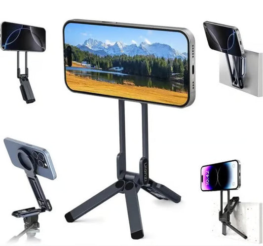 ⚡ Strong Magnetic Phone Tripod for iPhone