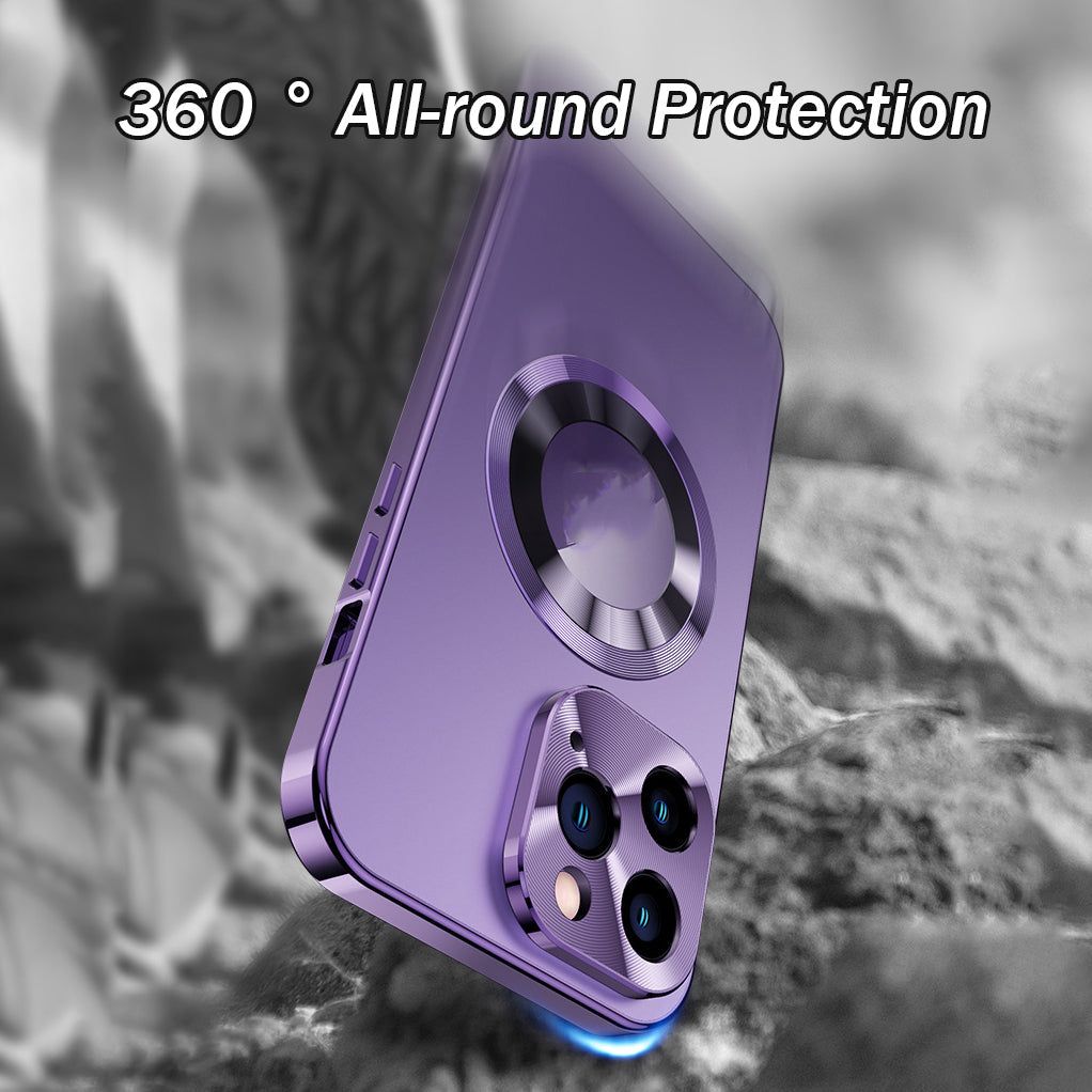 Double-sided Electroplated Glass Magnetic Phone Case
