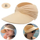 Summer Solid Color Sun Hat – Soft, Wide Brim & Elastic Fit