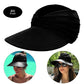 Summer Solid Color Sun Hat – Soft, Wide Brim & Elastic Fit