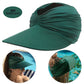 Summer Solid Color Sun Hat – Soft, Wide Brim & Elastic Fit