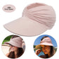 Summer Solid Color Sun Hat – Soft, Wide Brim & Elastic Fit