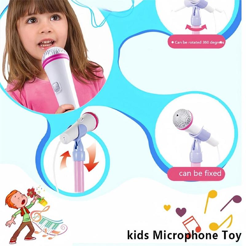 🎅Christmas Hot Sale 60% Off🎁 Microphone Toy, Karaoke Machine Toy with Light🎤