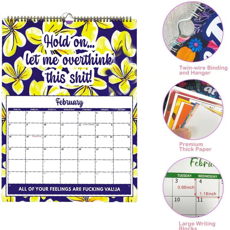 2026 Sweary Mental Health Calendar