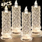 🔥Last Day 50% OFF🎁Set of 4 LED Crystal Candle Lights- Romantic Tabletop Night Lights