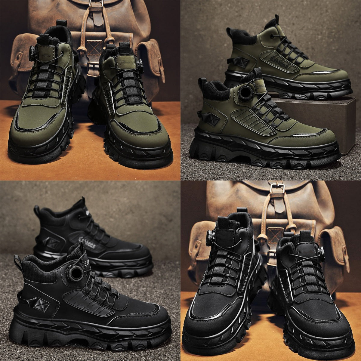 🥾Most Popular Men's Shoes-Men's Retro Casual Chunky Ankle Boots