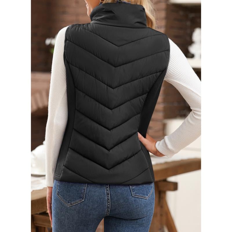 💖HOT SALE 49% OFF✨️Womens Sleeveless Zip Up Puffer Vest💗-Cozy Without Bulk