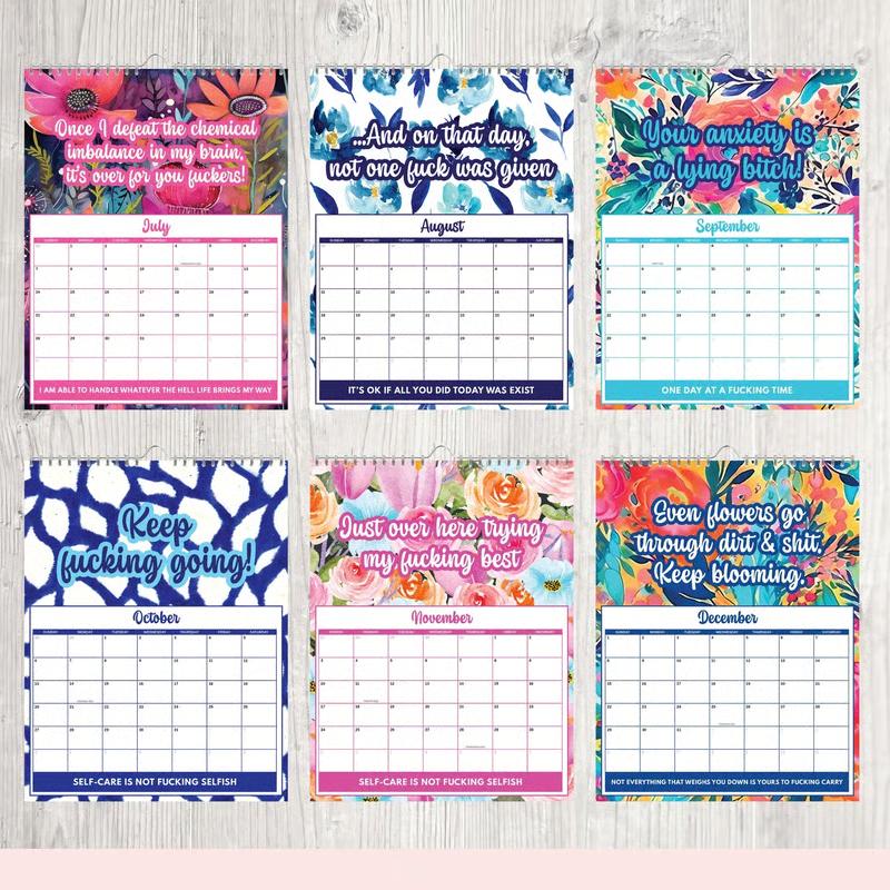 2026 Sweary Mental Health Calendar