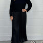 🌸LAST DAY SALE: ONLY ￡24.99!!✨ Effortless Elegance | Women's Pleated Round-Neck Maxi Dress 🌟
