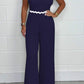 🔥50% off🔥Women's Wavey Trim Spaghetti Strap Jumpsuit