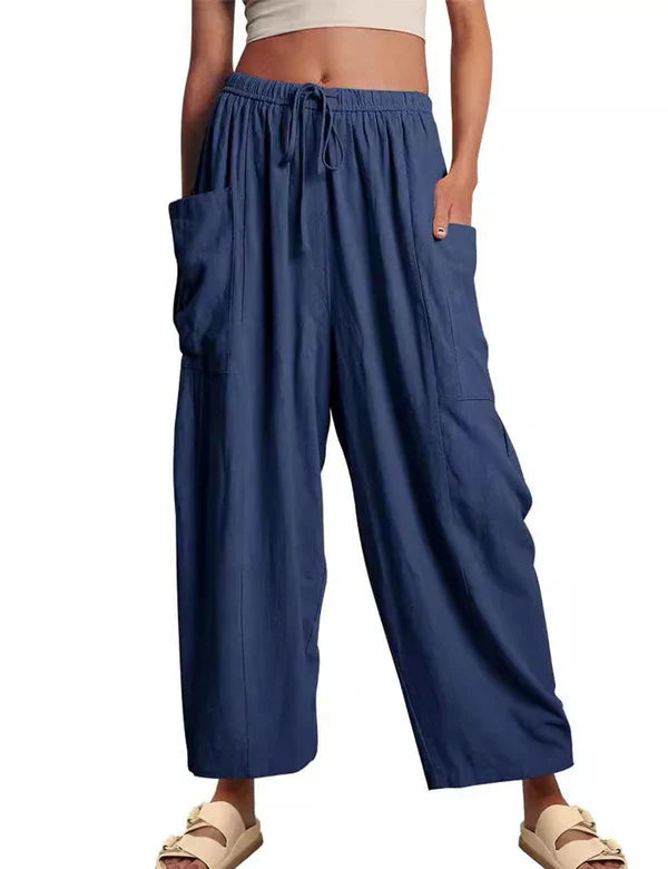 🔥LAST DAY SALE 49% OFF👖Women's Linen Casual Wide Leg Pants