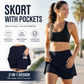 💥 Last Day! Special Sale – Only £12.99 👚Anti-Chafing Active Skort – Super soft and comfortable🔥