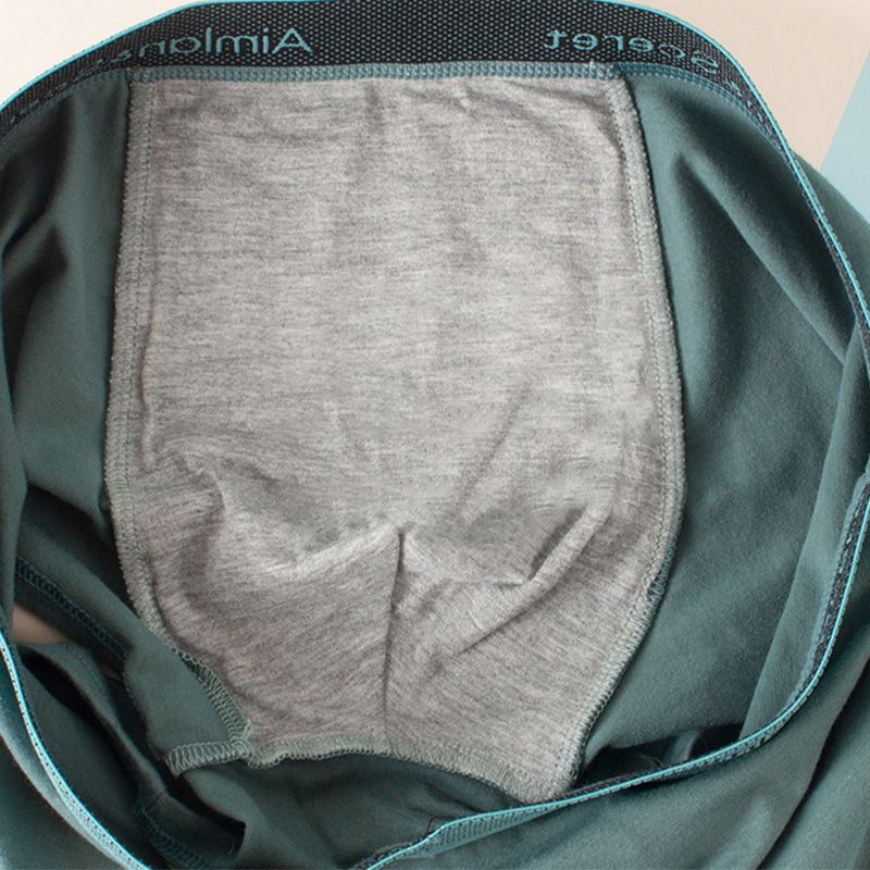 Nice Gift for Him! Men’s Cotton Plus Size Graphene Antibacterial Crotch Briefs