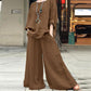 🌟Relaxed-fit Cotton And Hemp Suit For Women - All-Day Comfort ✨