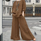 🌟Relaxed-fit Cotton And Hemp Suit For Women - All-Day Comfort ✨