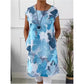 💃2026 Summer New Arrival 50% OFF💥💞Women's Loose Knee-Length Dress with Butterfly Print