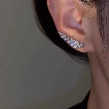 [ideal gift] Elegant Leaf Stud Earrings