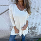 💕Women's Cozy Knit Long Sleeve Tunic Top with Side Slits