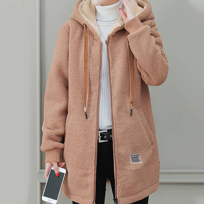 🎁LAST DAY 49% OFF🔥Women's Winter Warm Thick Faux Lamb Wool Coat 💥 FREE SHIPPING