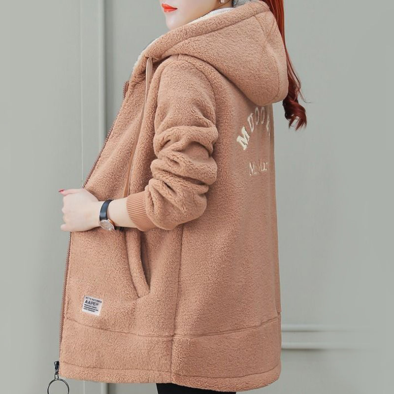 🎁LAST DAY 49% OFF🔥Women's Winter Warm Thick Faux Lamb Wool Coat 💥 FREE SHIPPING