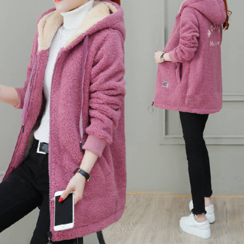 🎁LAST DAY 49% OFF🔥Women's Winter Warm Thick Faux Lamb Wool Coat 💥 FREE SHIPPING
