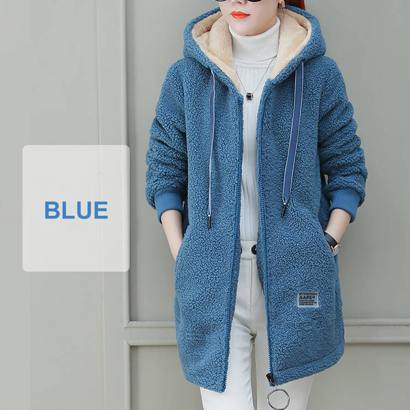 🎁LAST DAY 49% OFF🔥Women's Winter Warm Thick Faux Lamb Wool Coat 💥 FREE SHIPPING
