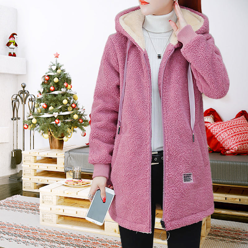 🎁LAST DAY 49% OFF🔥Women's Winter Warm Thick Faux Lamb Wool Coat 💥 FREE SHIPPING