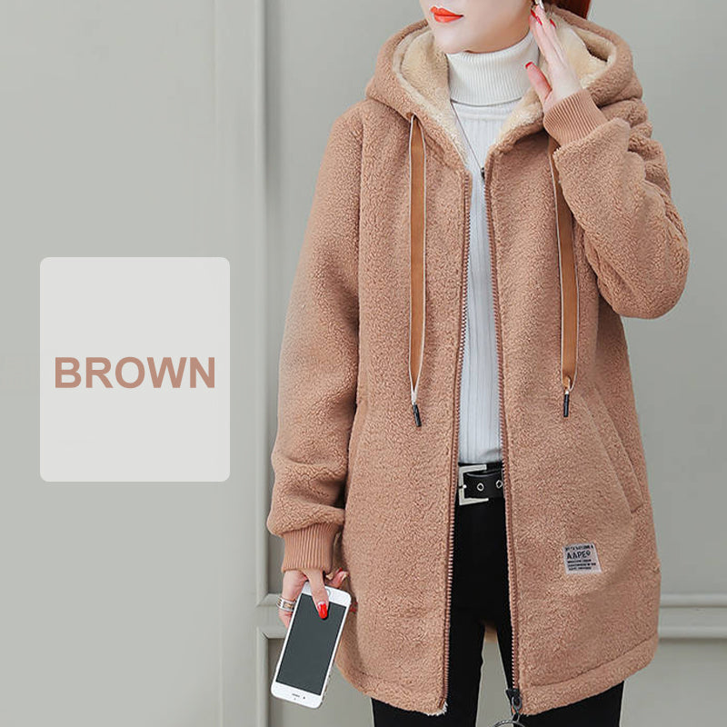 🎁LAST DAY 49% OFF🔥Women's Winter Warm Thick Faux Lamb Wool Coat 💥 FREE SHIPPING