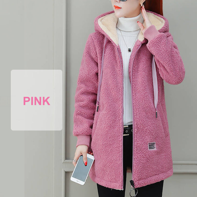 🎁LAST DAY 49% OFF🔥Women's Winter Warm Thick Faux Lamb Wool Coat 💥 FREE SHIPPING