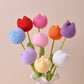 Handmade Crochet Roses & Tulips Flowers