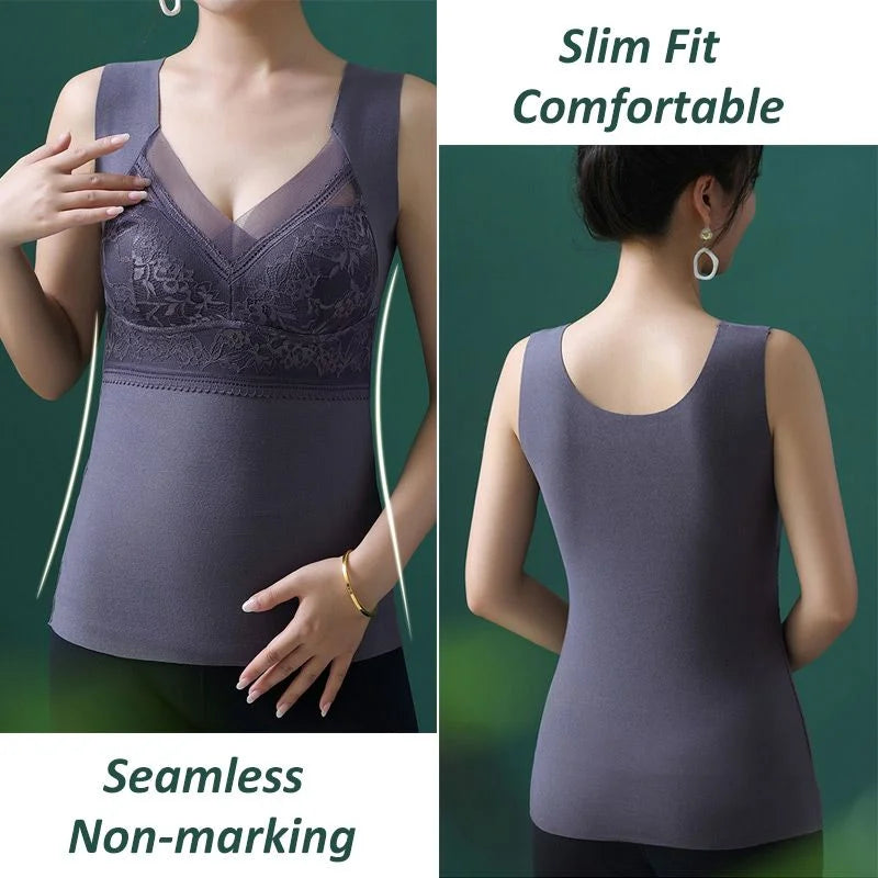 ⚡2-in-1 Built-in Bra Thermal Underwear