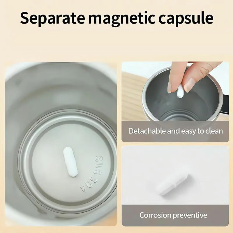 🎅Christmas Promotion-Up to 70% OFF!!☕Rechargeable Automatic Magnetic Stirring Coffee Mug Set with Digital Display