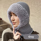 🎁Hot Sale 49% OFF🔥Women's Winter One-Piece Knitted Beanie Scarf Mask 3-in-1 Balaclava