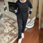 ⏰Last Day Sale 50% Off💃Women’s 2-Piece Crewneck Color-Block Sweatsuit